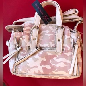 Pink camo mini purse